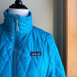 Patagonia Nano Puff Jacket Curaçao Blue Small Windproof Water Resistant S